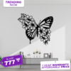 Graceful Bloom Butterfly Wall Art for Home Decor