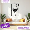 Flamingo Wall Decor Minimalist Home Decor for Living Room in Pakistan