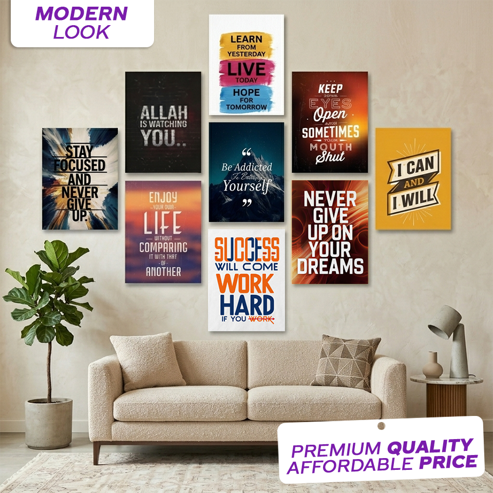 Inspirational Quotes Wall Art onthewalls.pk