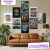 Motivational Wall Decor Set of 9 for Positive Living onthewalls.pk