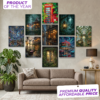 Dreamscapes Aesthetics Wall Frame Set of 9 onthewalls.pk