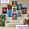 9 Piece Islamic Wall Frames Collection onthewalls.pk