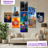 Premium Islamic Wall Art Set of 9 onthewalls.pk