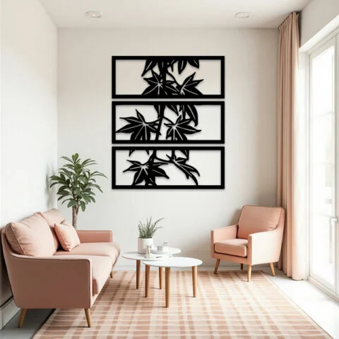 Maple Leaf 3 Pieces Set for Modern Home Decor In Pakistan
