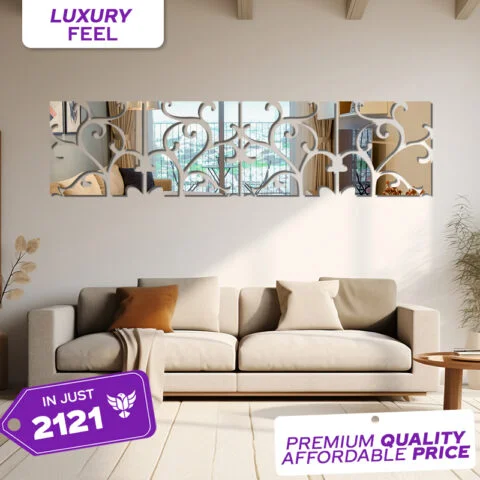Affordable Acrylic Mirror Set Wall Decor Pakistan